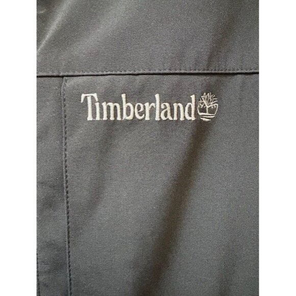 Timberland Mens Black Softshell Jacket M Full-Zip Stretch Polyester Outdoor Wear - Picture 4 of 6